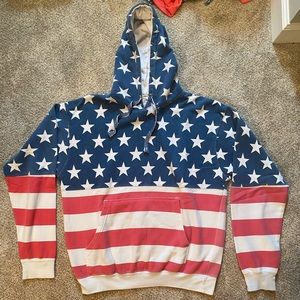American flag hoodie